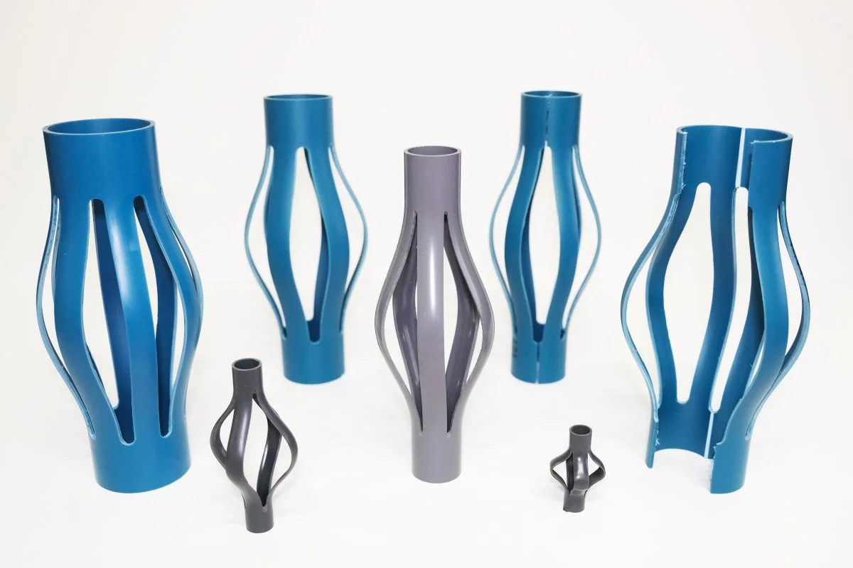 Federkorbdistanzhalter aus Hart PVC-100 - 1