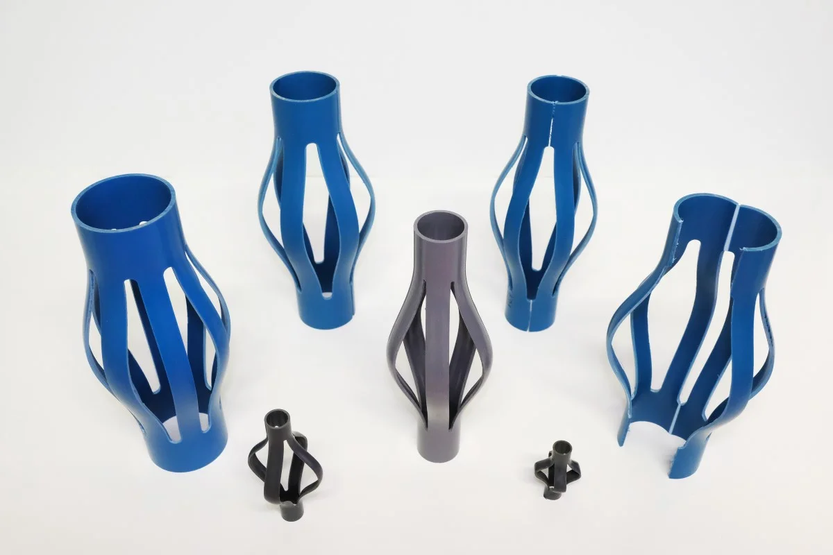 Federkorbdistanzhalter aus Hart PVC-100 - 2