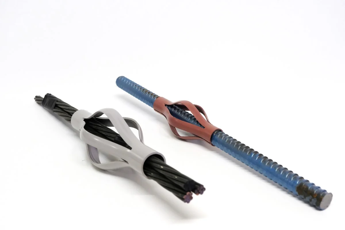 Federkorbdistanzhalter aus Hart PVC-100 - 4